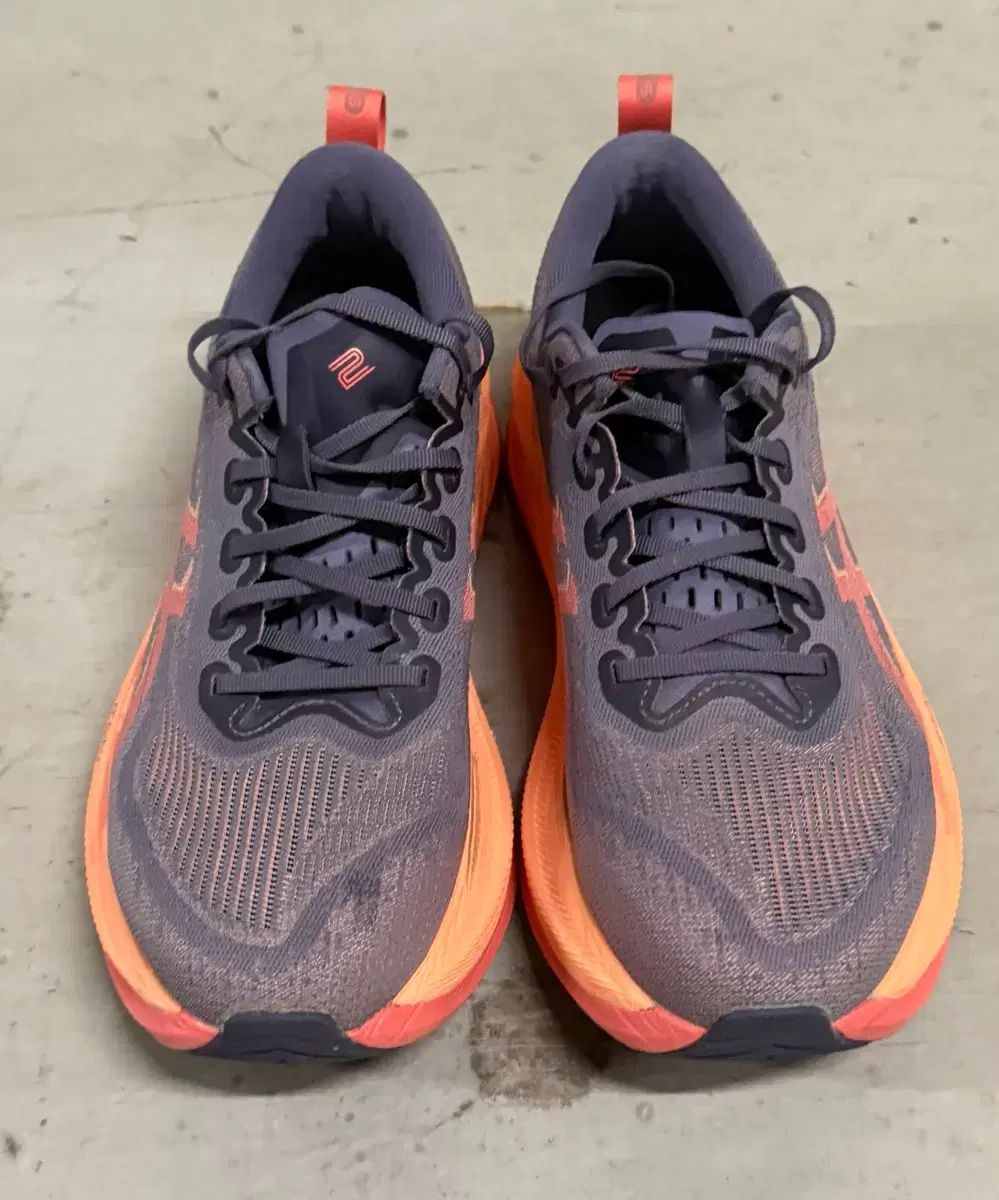  アシックス 2 GREYISH PURPLE 登山靴 トレッキングシューズ アウトドアシューズ