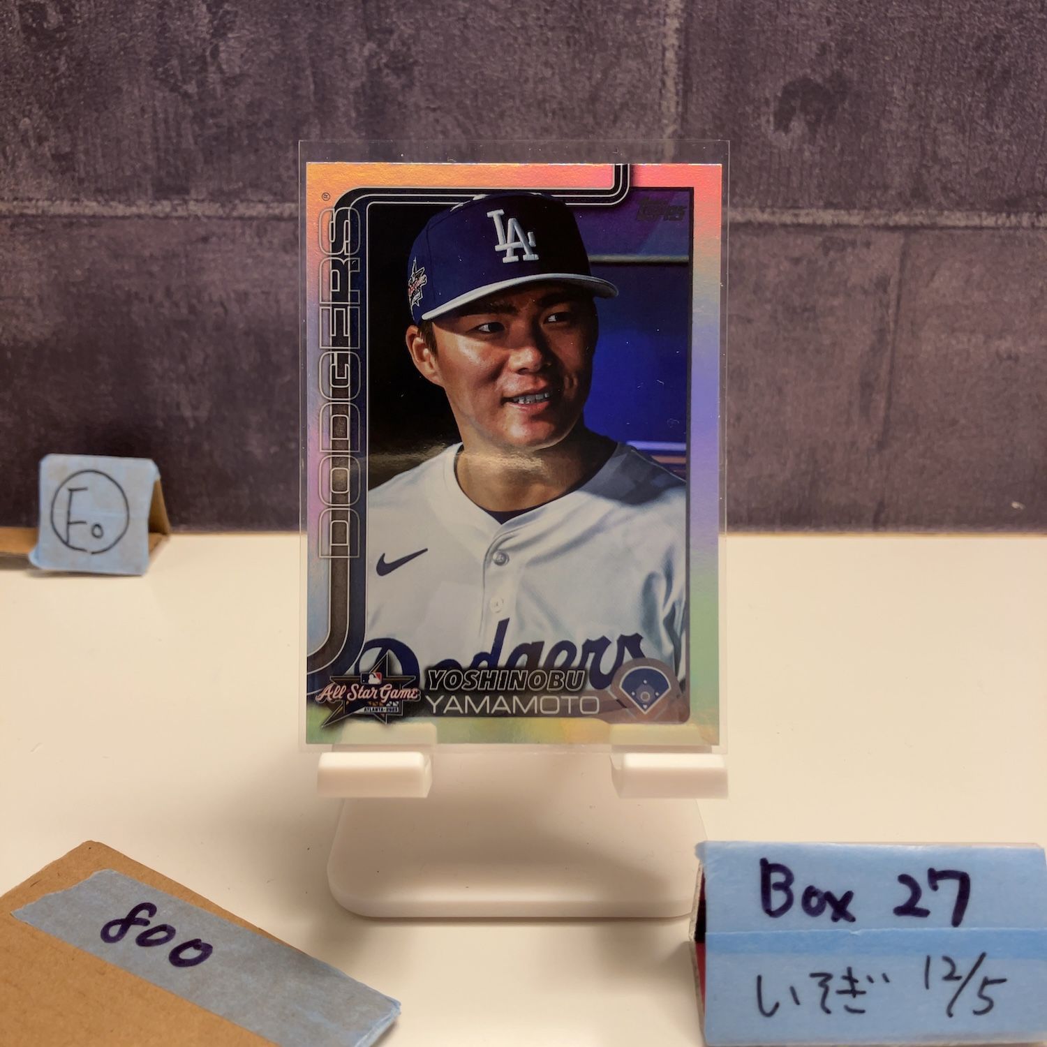 2025 Topps 山本由伸 Yoshinobu Yamamoto ロサンゼルスドジャース All