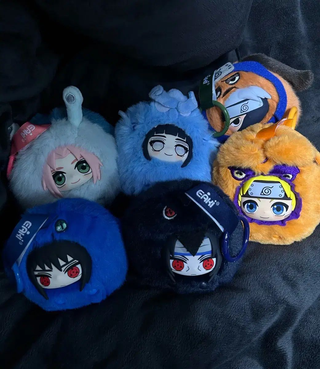 フルセット)ナルト 동글 キーホルダー ぬいぐるみ NARUTO -ナルト
