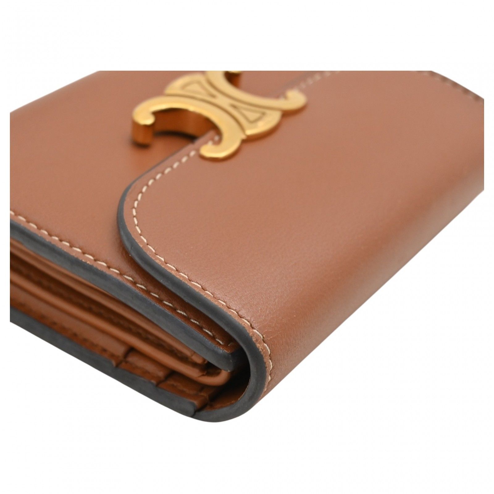 セリーヌ トリオンフ スモール フラップ ウォレット 三つ折り財布