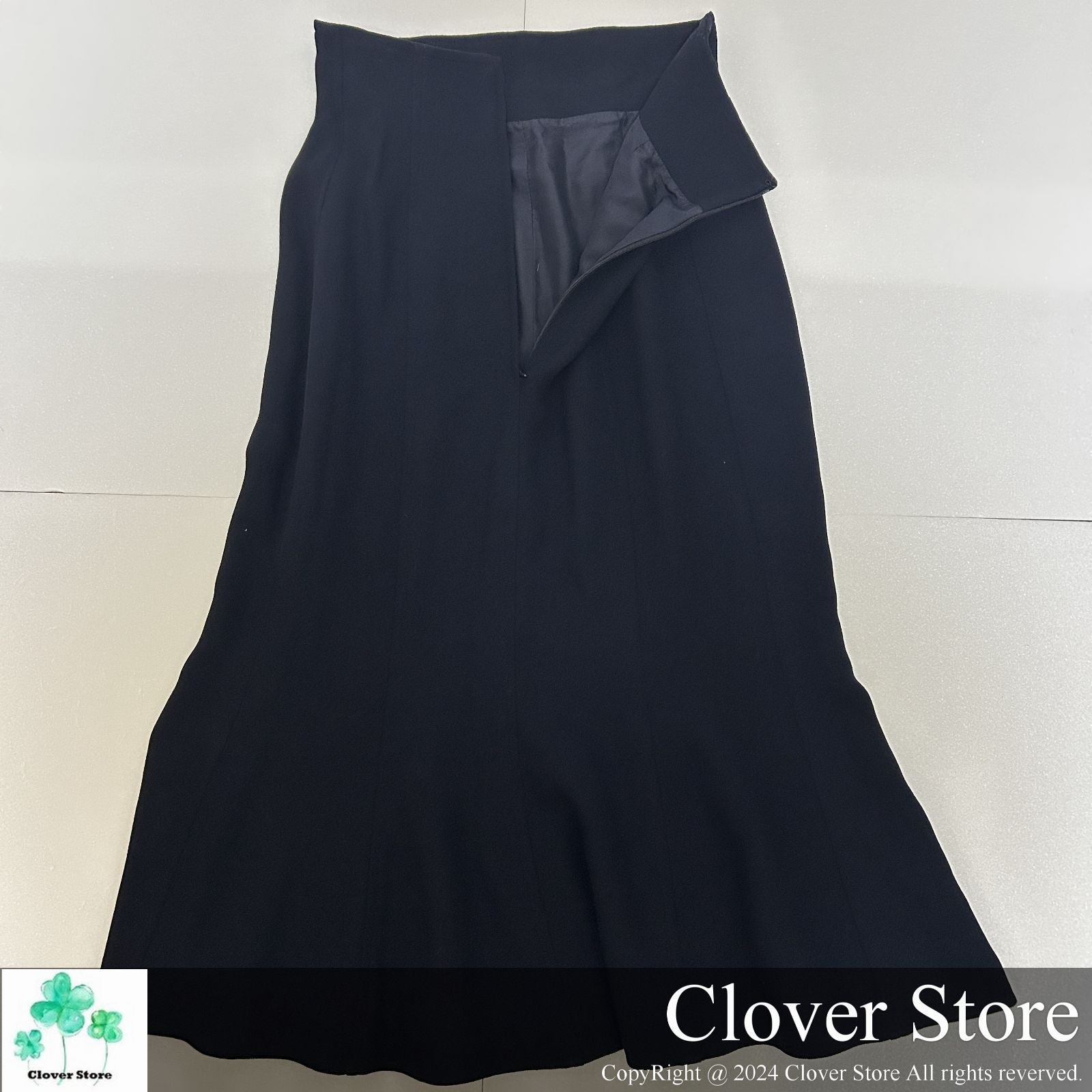 CHANEL BOUTIQUE ブラック プリーツスカート 価格交渉お気軽にどうぞ！ 【極上美品Sランク】 CHANEL BOUTIQUE