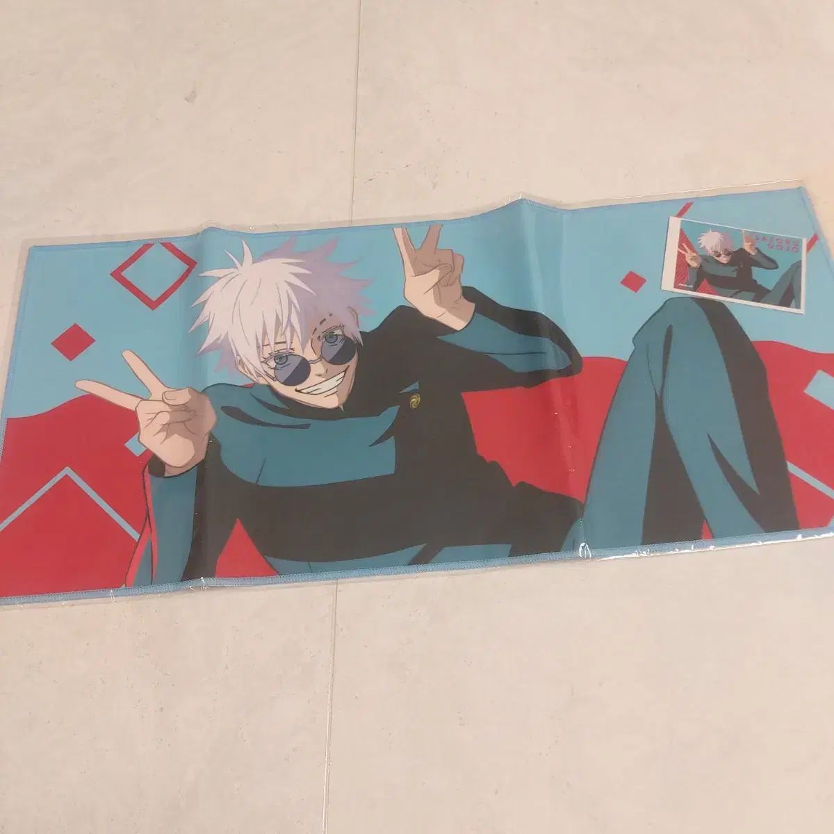 呪術廻戦 五条 悟 2025 じゅじゅカフェ BIG クロスタオル タオル