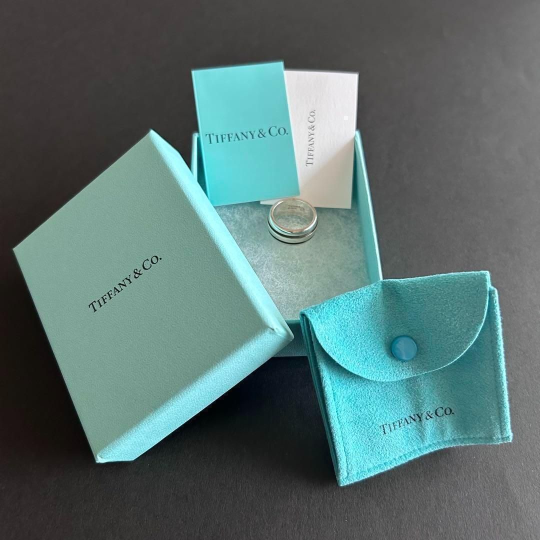 希少☆Tiffany シルバー リング ￼ グルーブド ダブルライン￼￼ 11号 