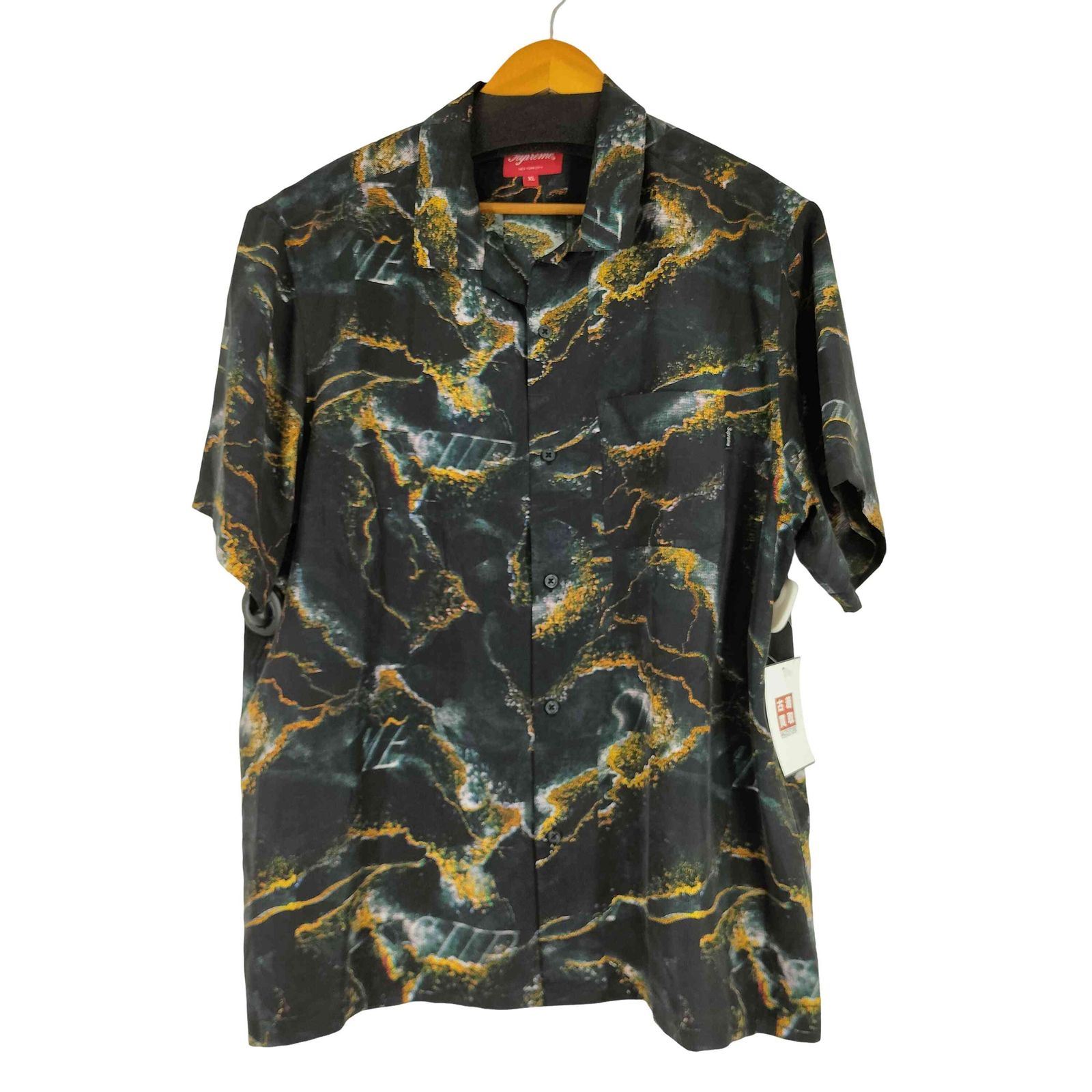 シュプリーム Supreme 20AW MARBLE SILK S/S SHIRT メンズ JPN：XL 