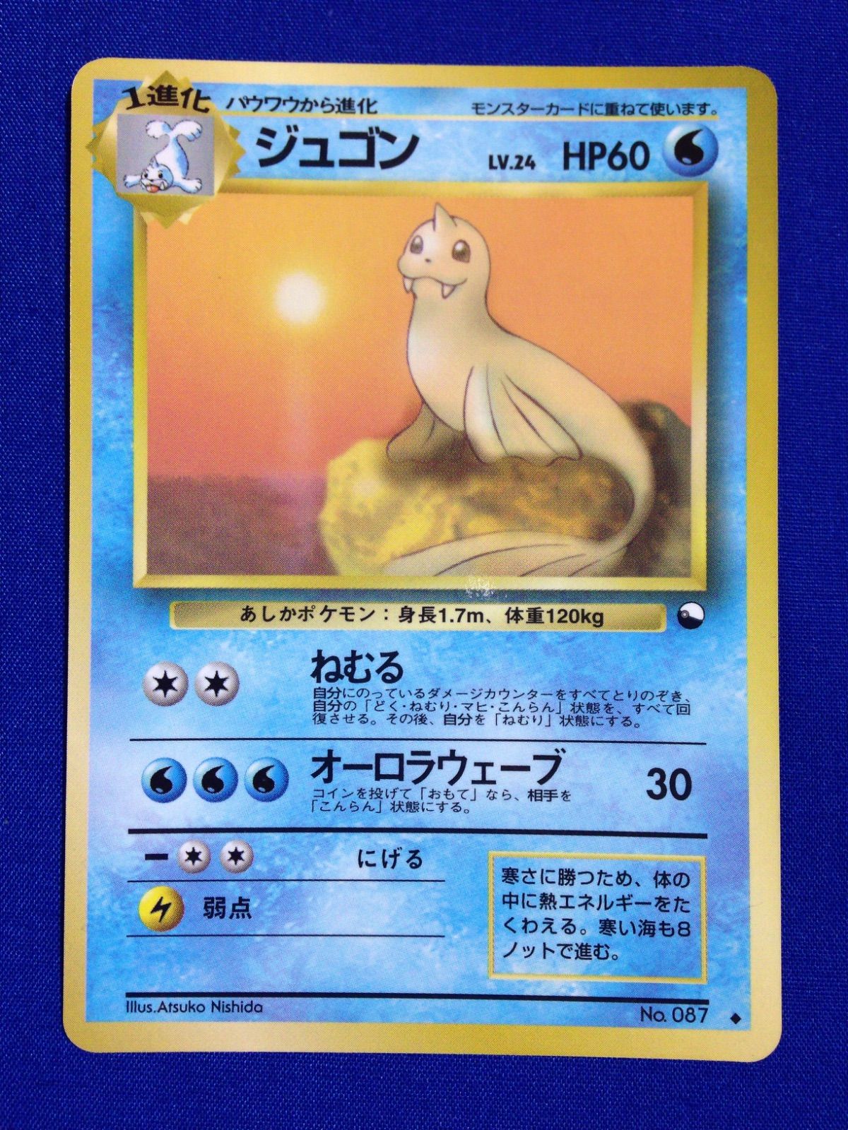 ジュゴン 旧裏 ポケカ ポケモンカード 拡張シート 赤版