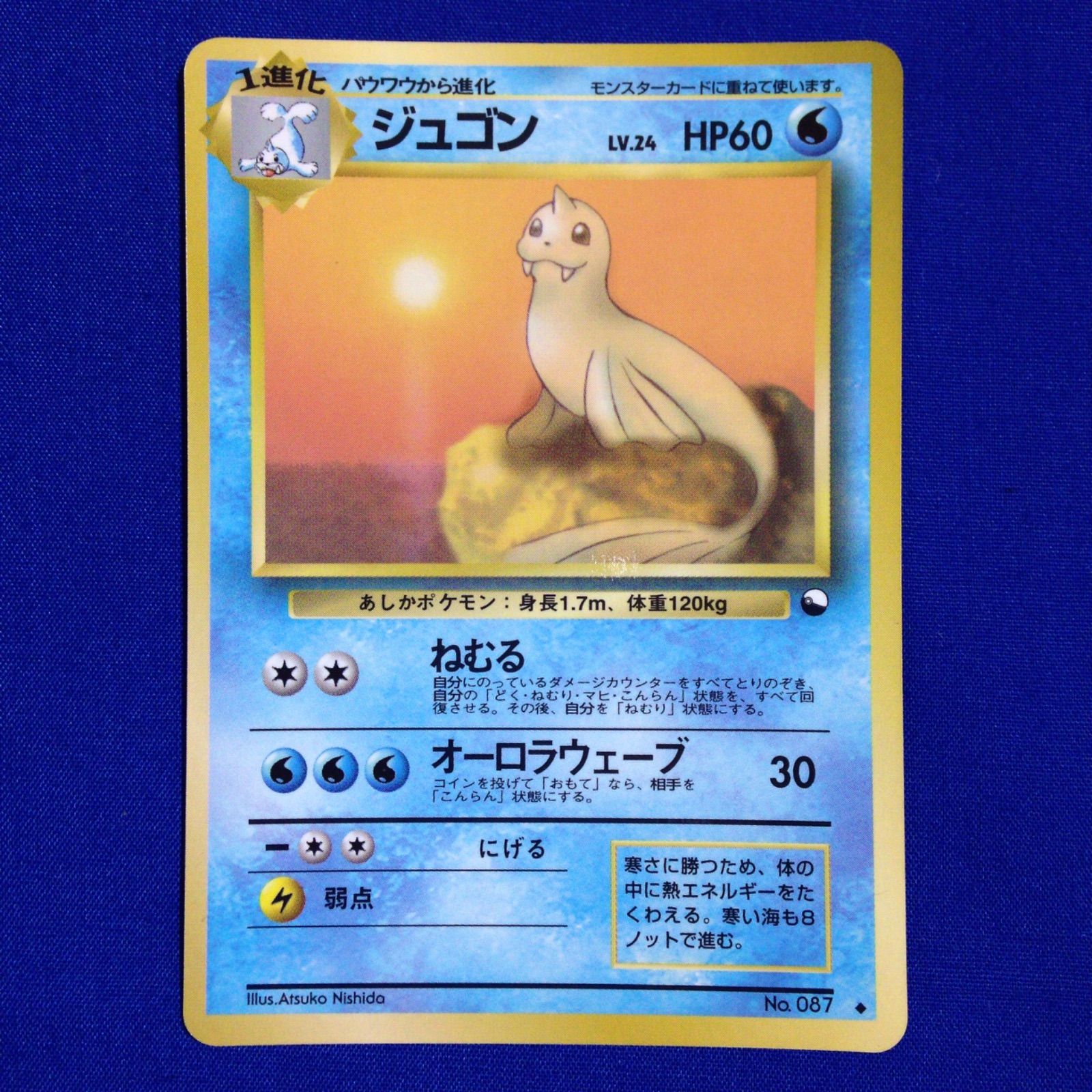 ジュゴン 旧裏 ポケカ ポケモンカード 拡張シート 赤版