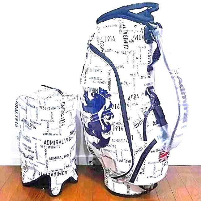 Admiral Golf アドミラル キャディバック 正規品 送料無料 ゴルフバック ゴルフキャップ キャディバックカバー袋