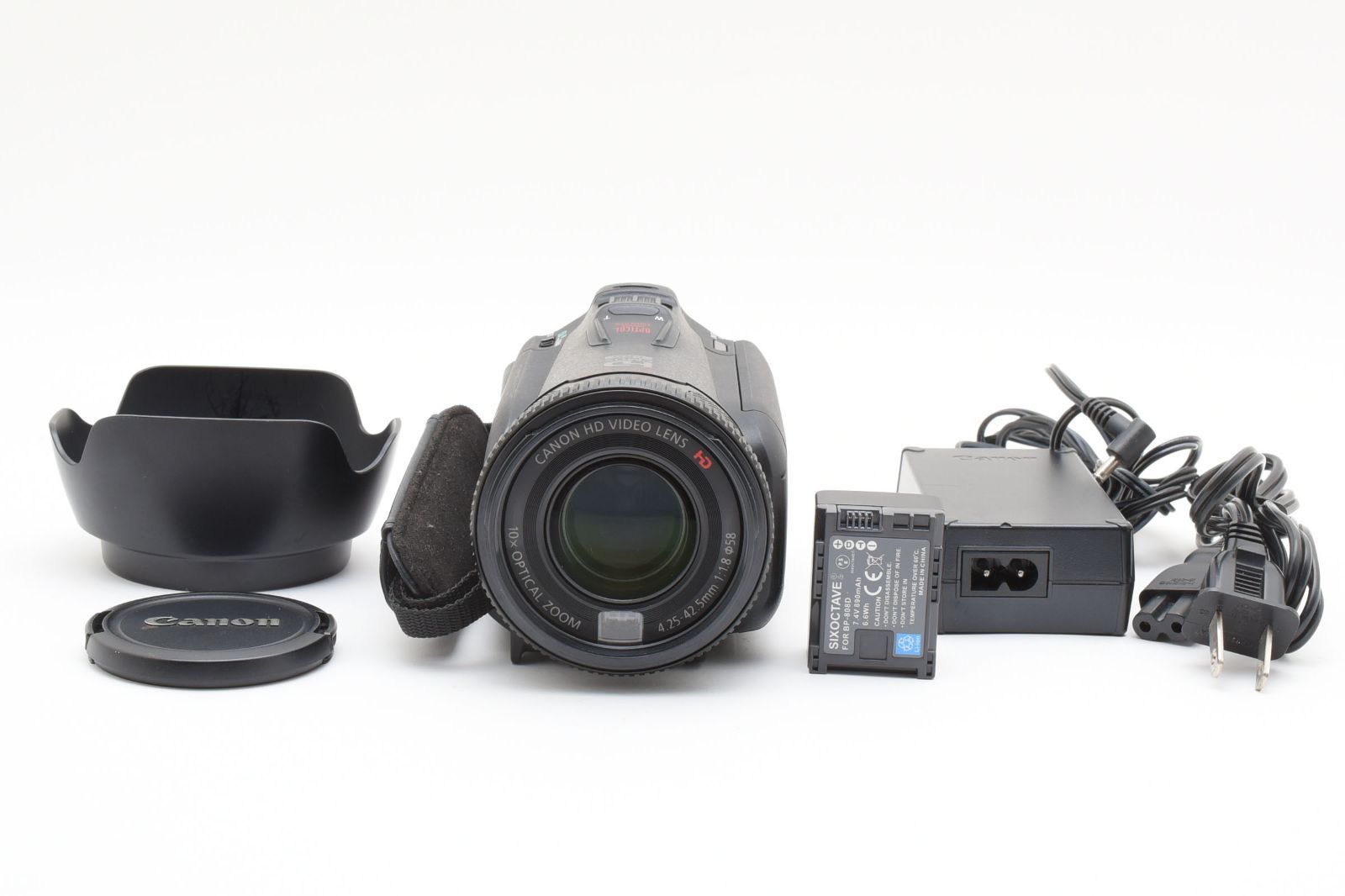 Canon iVIS HF G10 ハイビジョンビデオカメラ【良品】フード