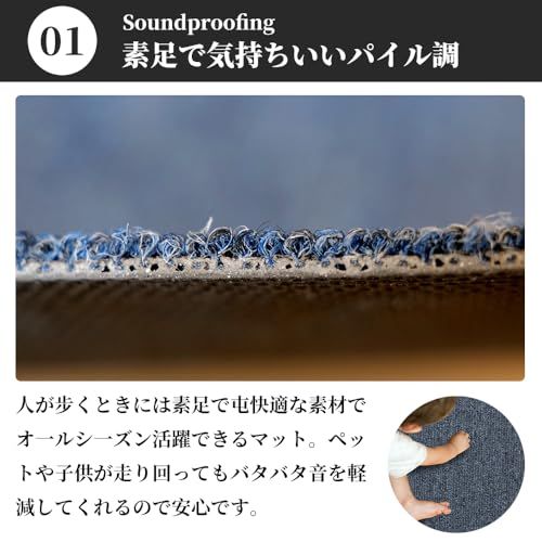 迅速に発送 タイルカーペット タイルマット 事務所カーペット 50 x CM 厚手5 mm 洗える 滑り止め 置くだけ フロアマット 賃貸 原状回復 カット 防音 難燃性 住宅室内用 業務用pvcフロアマット 接着剤不要 防臭 抗 5231501 a