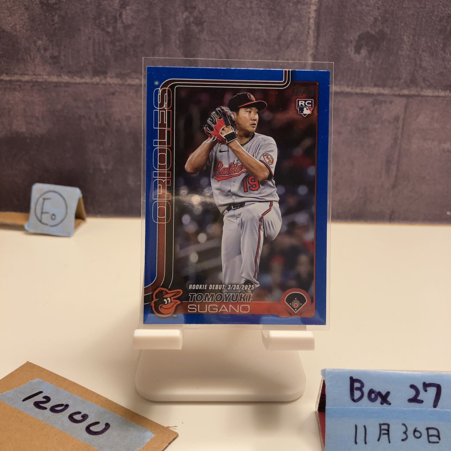 2025 Topps 菅野智之 Tomoyuki Sugano 019 150 ボルチモア オリオールズ RC ルーキー Rookie Update Series Blue Foiled Parallel カード