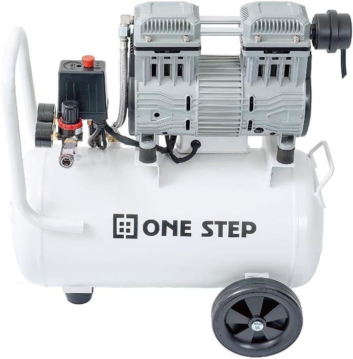 迅速に発送 驚きの 静けさ エアコンプレッサー 静音 コンプレッサー 22 L ホワイト JAPAN BRAND 83 b 0140 d