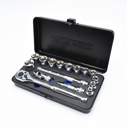 迅速に発送 アストロプロダクツ 3 8 DR 9 5 mm ツールセット 組 TS 182 ラチェット ソケット エクステンションバー ユニバーサルジョイント 0 b 610851