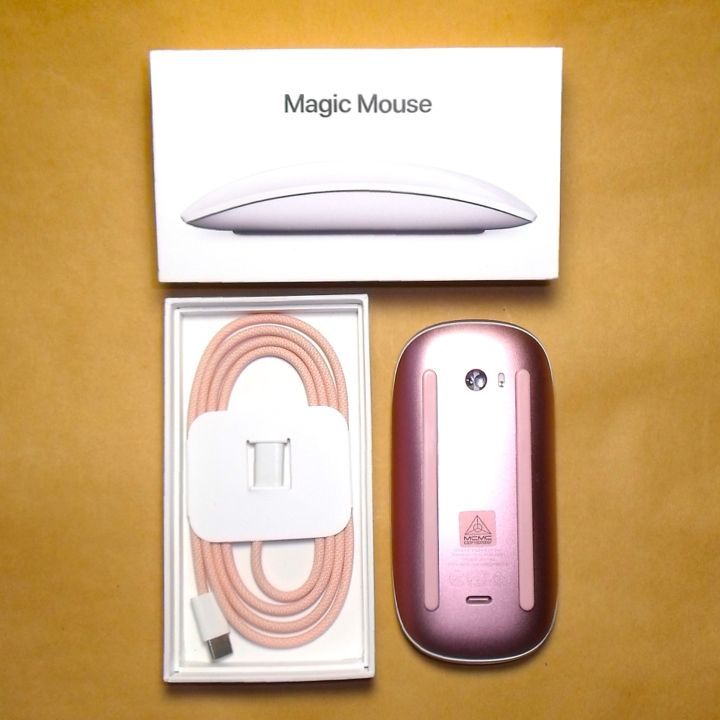 Magic Mouse(USB-C)A3204pink,iMac付属限定色ピンク - メルカリ