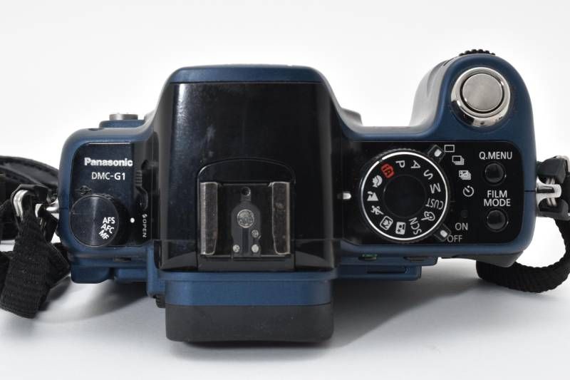 実用光学美品】Panasonic パナソニック LUMIX DMC-G1 ボディ 青 ブルー
