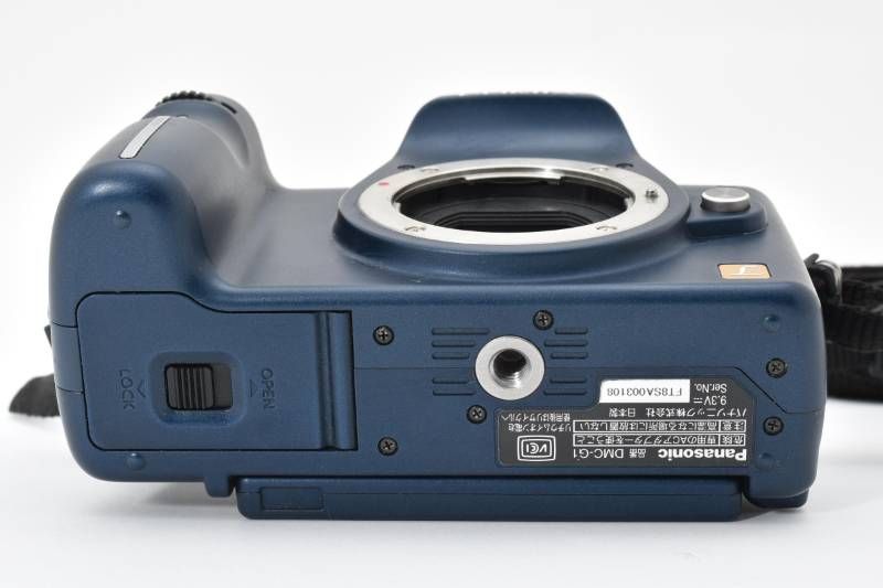 実用光学美品】Panasonic パナソニック LUMIX DMC-G1 ボディ 青 ブルー
