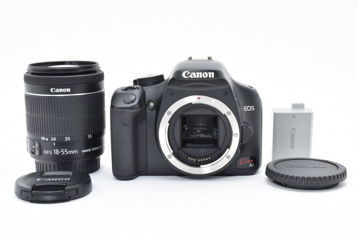 ☆極上品・ショット回数2973回☆キヤノン CANON EOS KISS X2 + EF-S 18