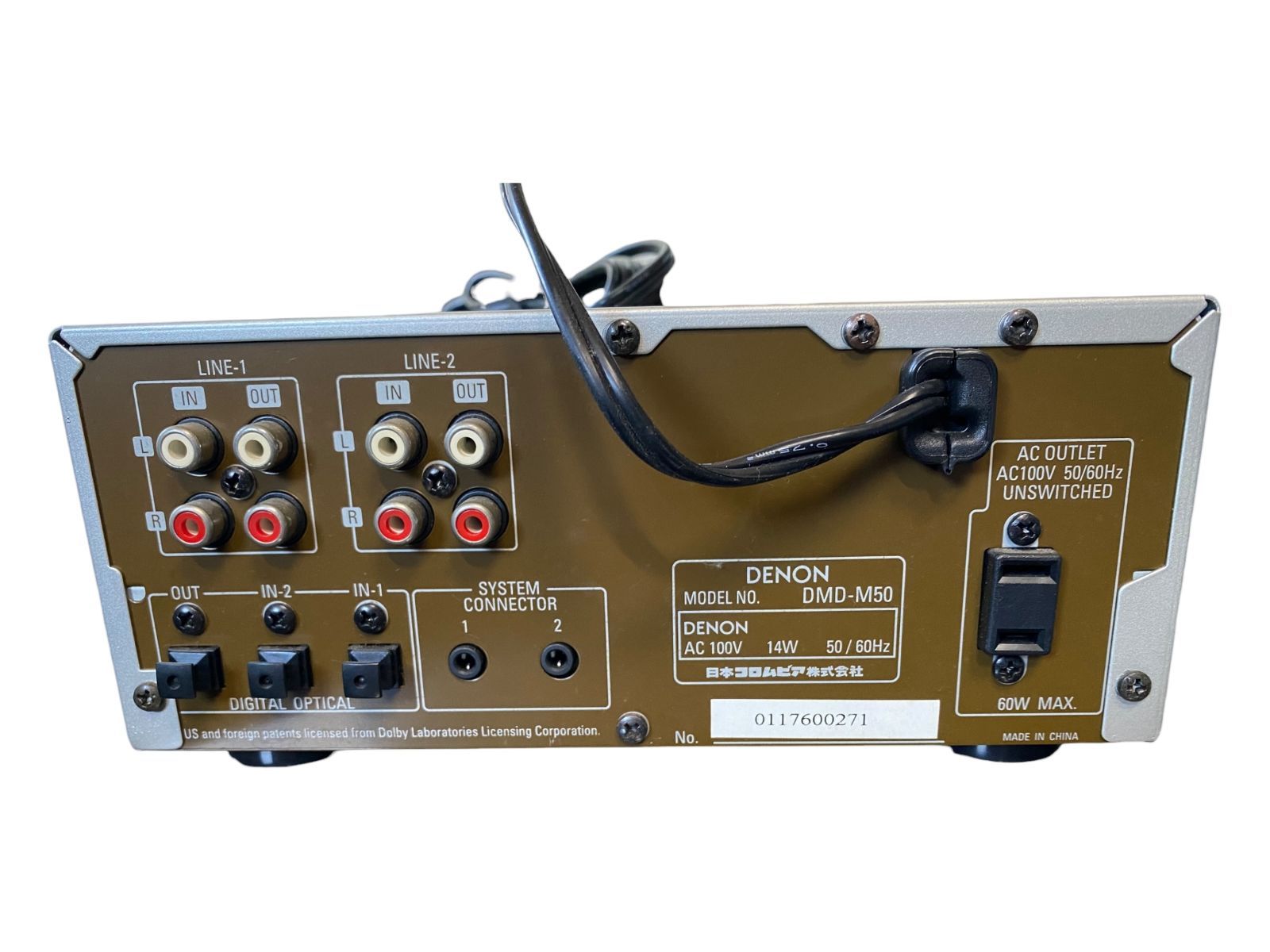 DENON DMD-M50 MDデッキ MDプレイヤー/レコーダー - メルカリ