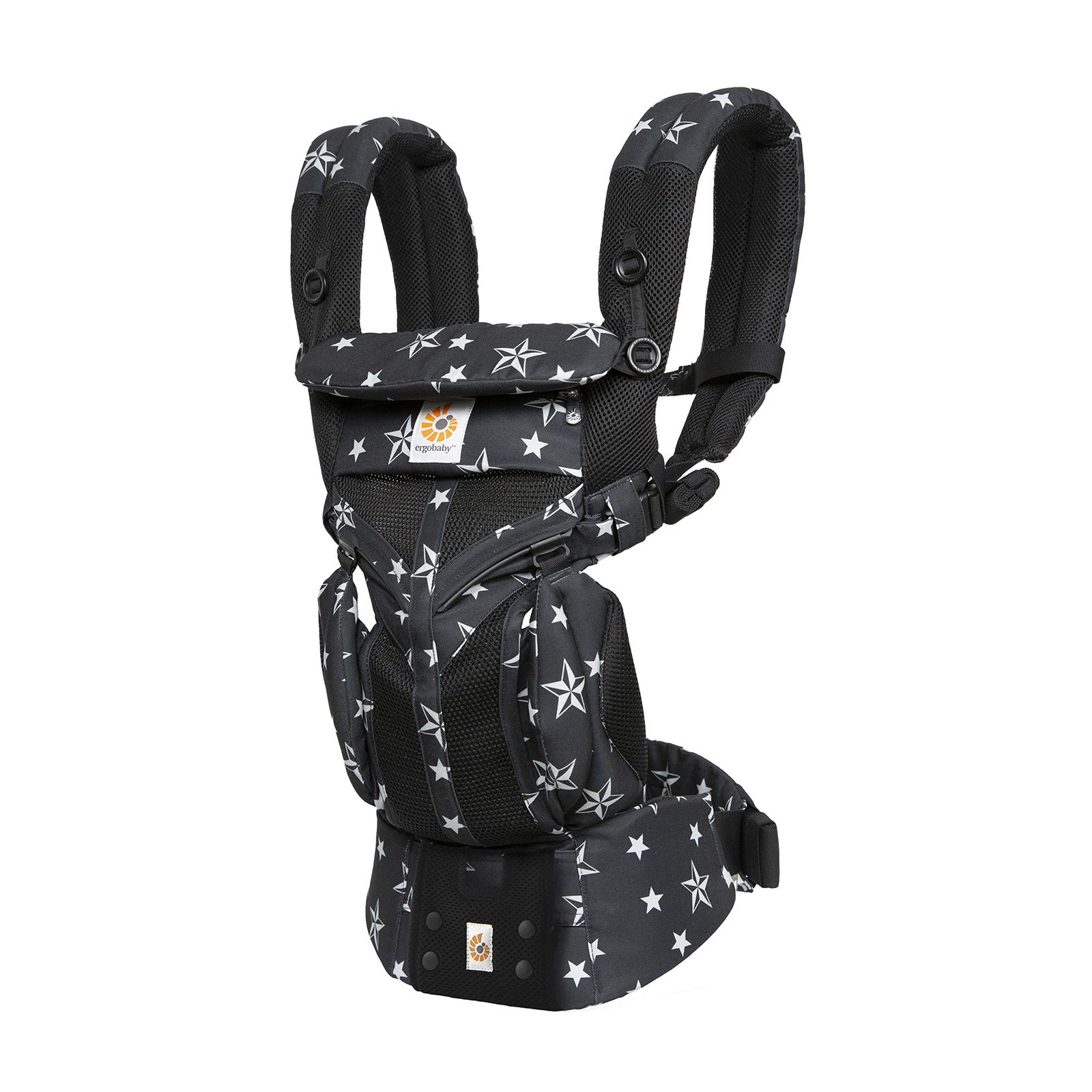 Ergobaby エルゴベビー ERGO Baby 抱っこひも メッシュ おんぶ 前向き抱き 日本 保証付 洗濯機で洗える ベビーキャリア 成長にフィット オムニ360 クールエア|ブラックスタ ブラックスター