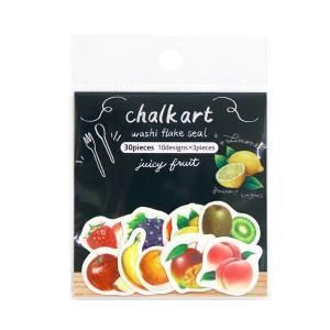カミイソ産商 チョークアートフレークシール juicy fruit ジューシーフルーツ Y 0033 入数 20