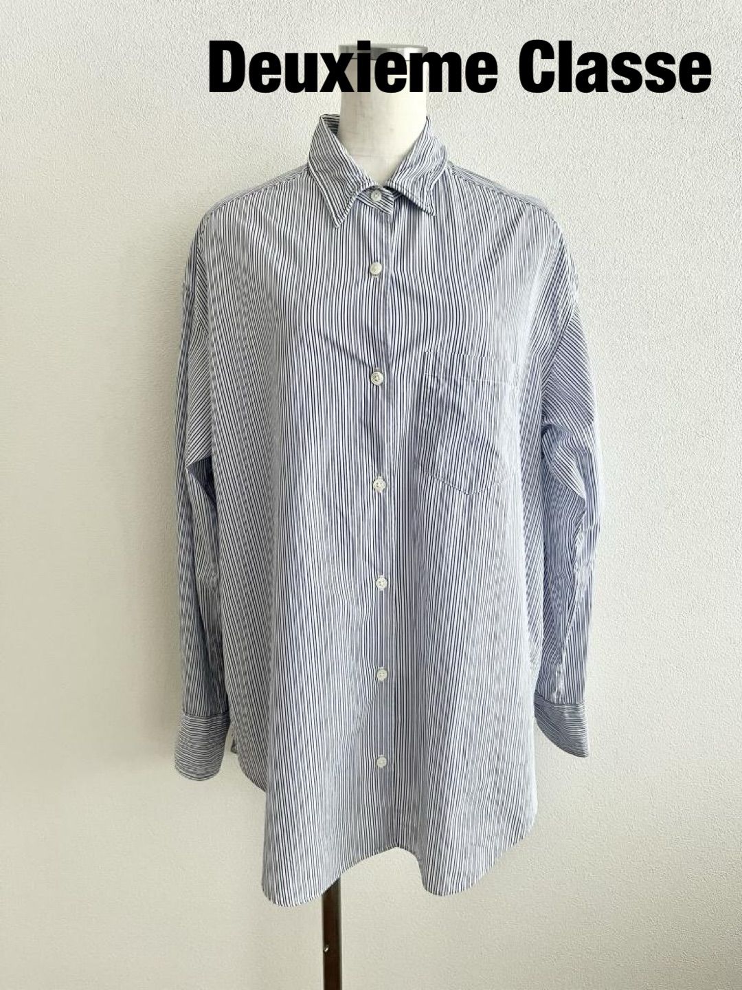 Deuxieme Classe ミューズ ドゥージィエムクラス ストライプシャツ F