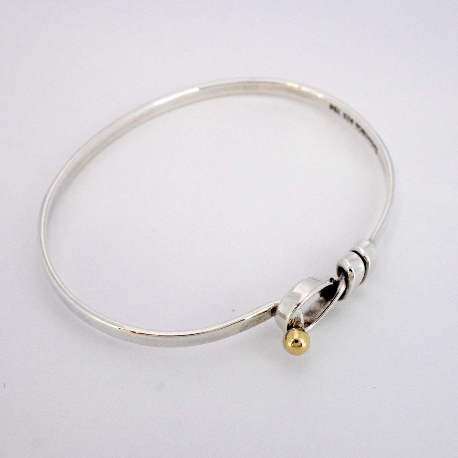 ティファニー(Tiffany) ティファニー バングル フック&アイ 18KYG