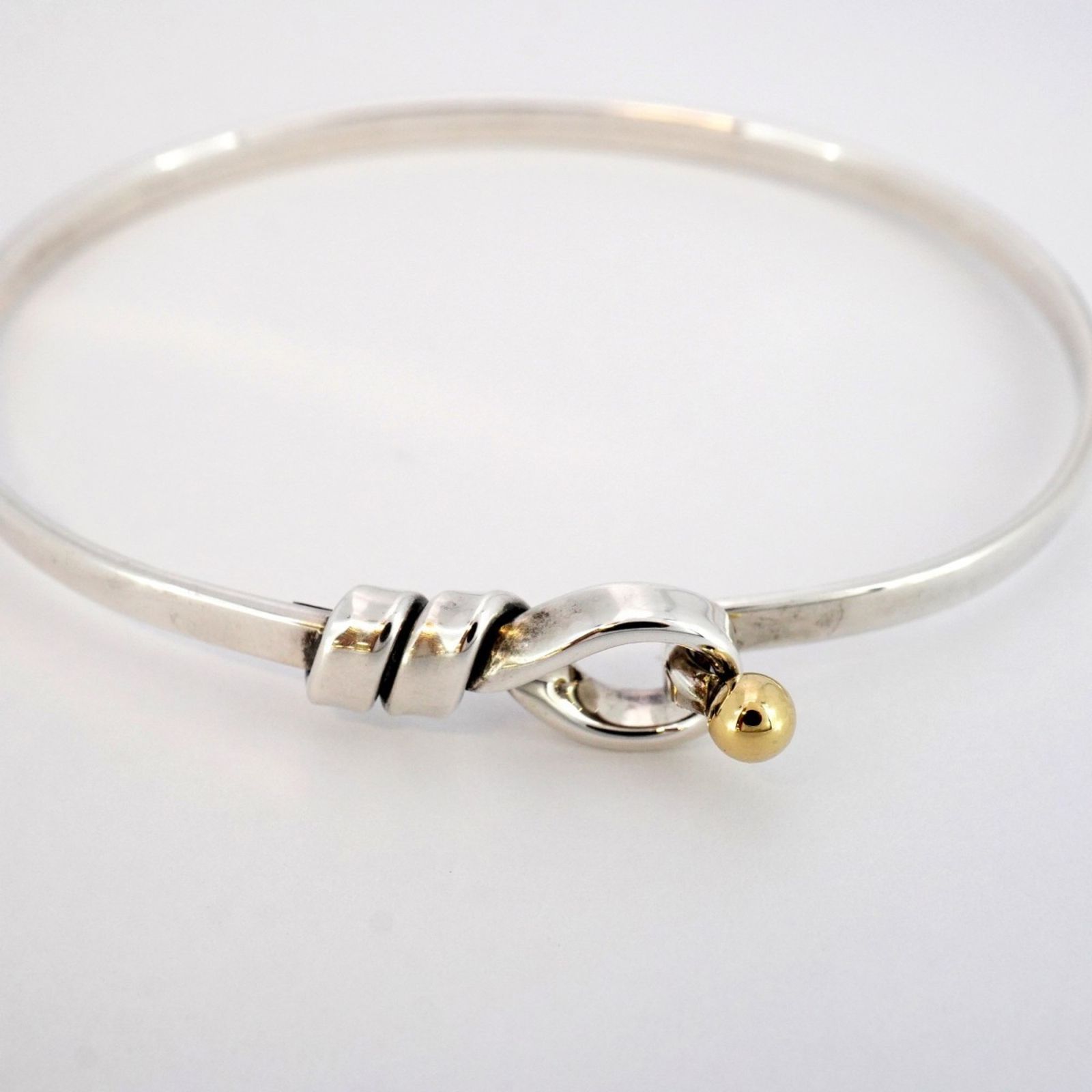 ティファニー(Tiffany) ティファニー バングル フック&アイ 18KYG