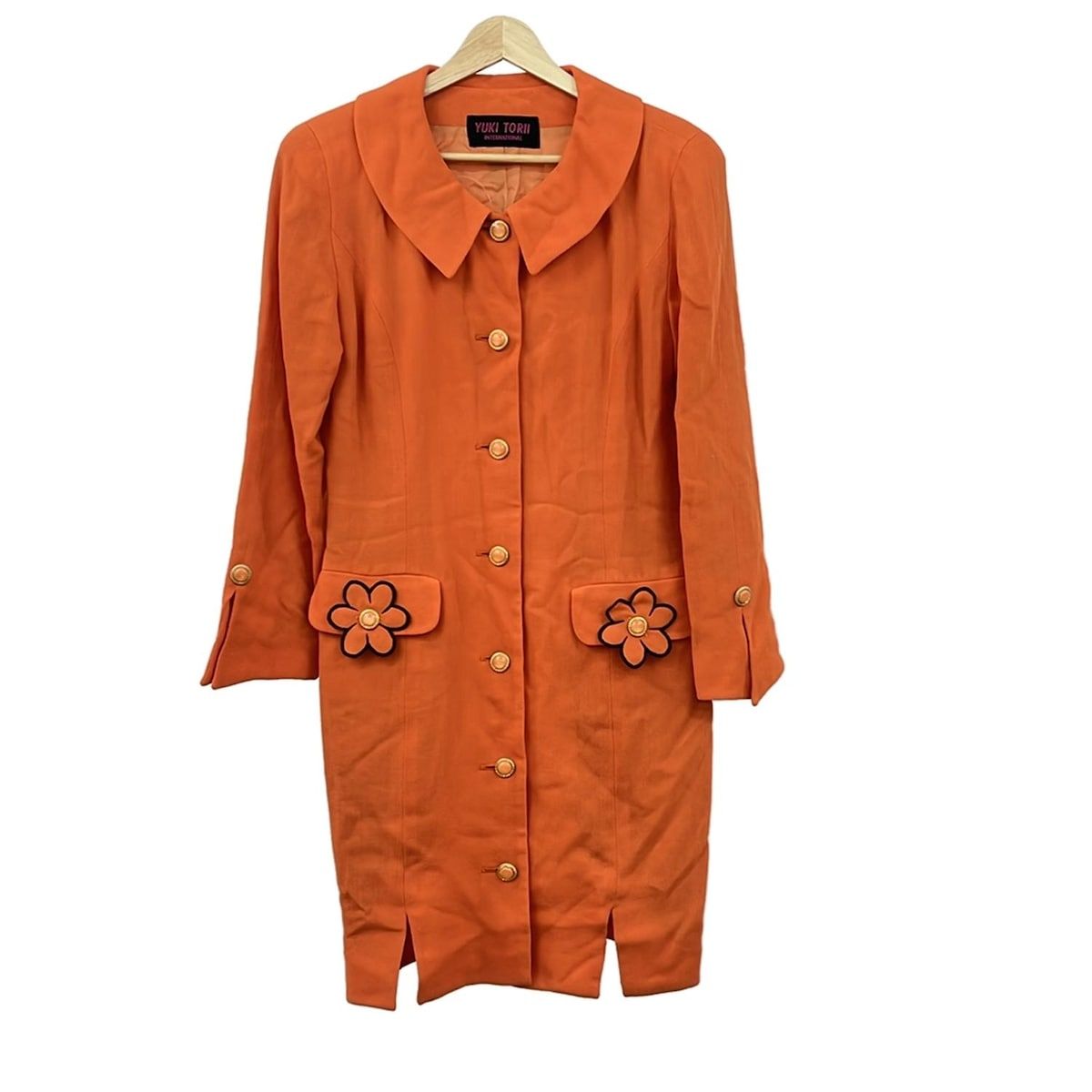 YUKITORII(ユキトリイ) コート サイズ9 M レディース - オレンジ