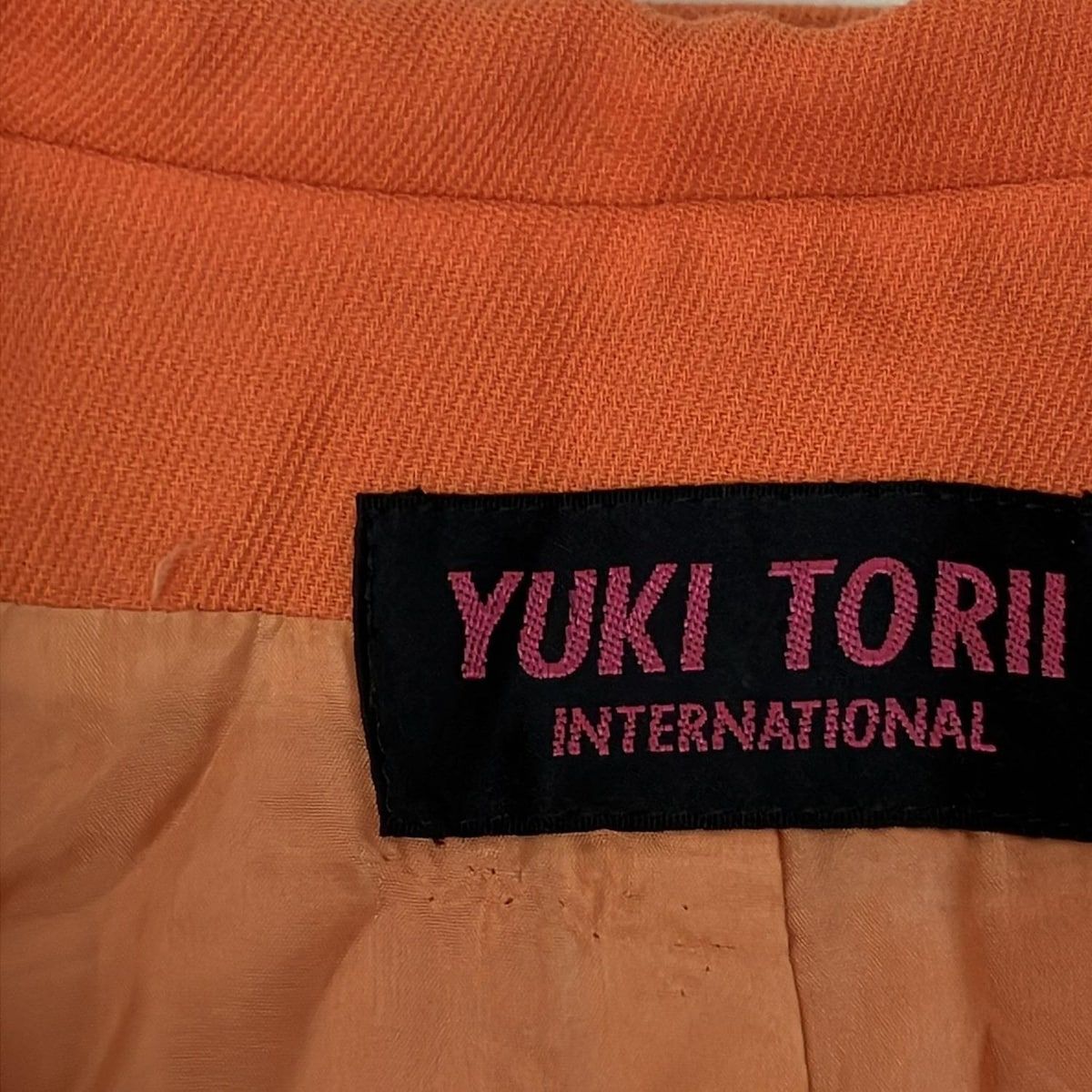 YUKITORII(ユキトリイ) コート サイズ9 M レディース - オレンジ