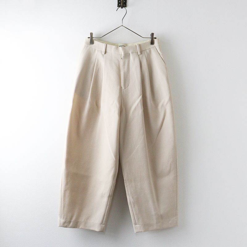minä perhonen ベージュ ガウチョパンツ ミナペルホネン mina perhonen fog forest パンツ 36＼ベージュ ウール