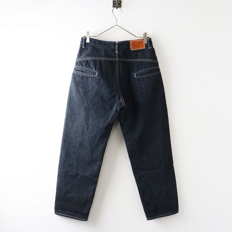 ミナペルホネン mina perhonen always テーパードデニムパンツ 36