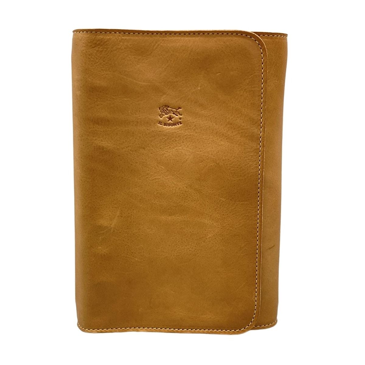 IL BISONTE イルビゾンテ 手帳 - 542223 09470 ライトブラウン レザー