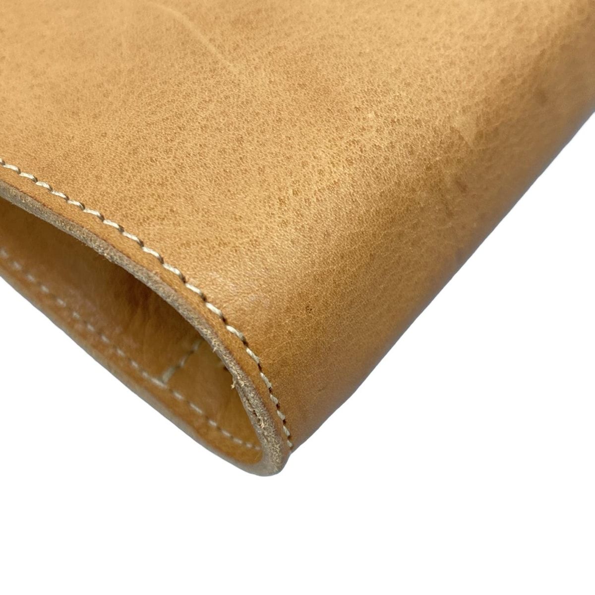  IL BISONTE イルビゾンテ 手帳 - 542223 09470 ライトブラウン レザー 手帳 手帳 日記 家計簿