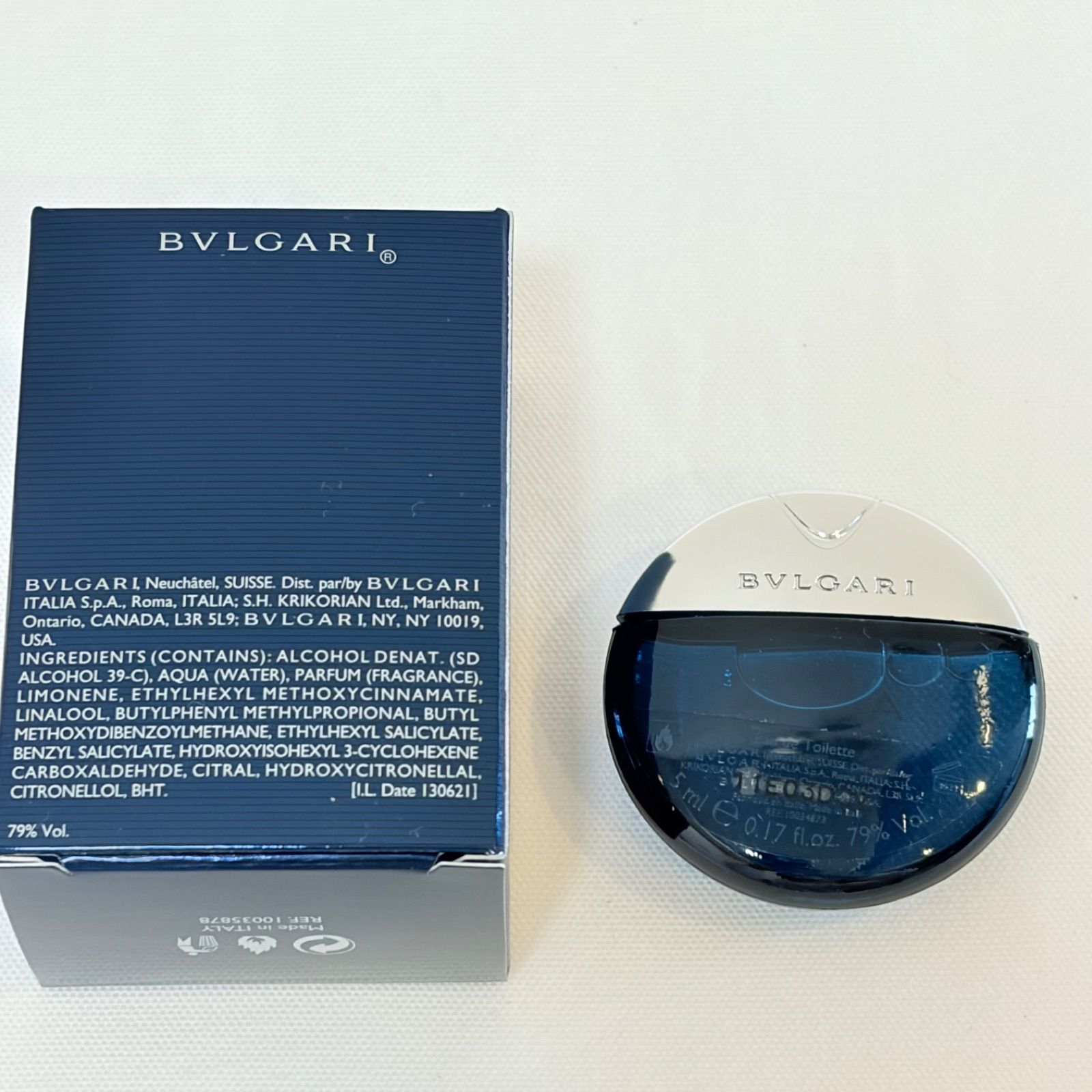 新品未使用 BVLGARI AQVA pour homme eau de toilette ブルガリ アクア