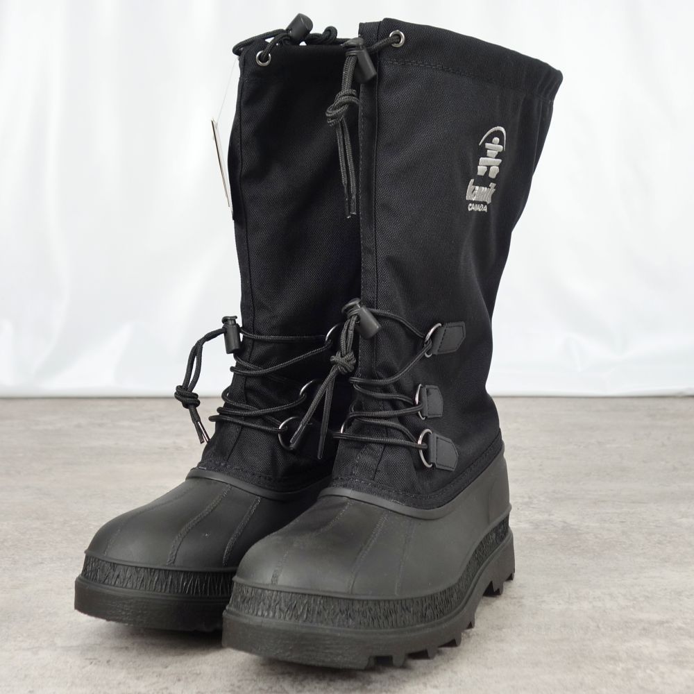 ♥ カミック kamik カヌック ブラック US 10 28 cm 防寒 ブー