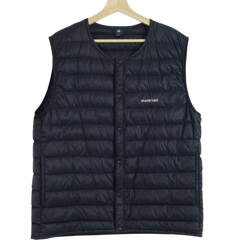 美品 モンベル mont bell スペリオ ダウン ラウンドネック ベスト M