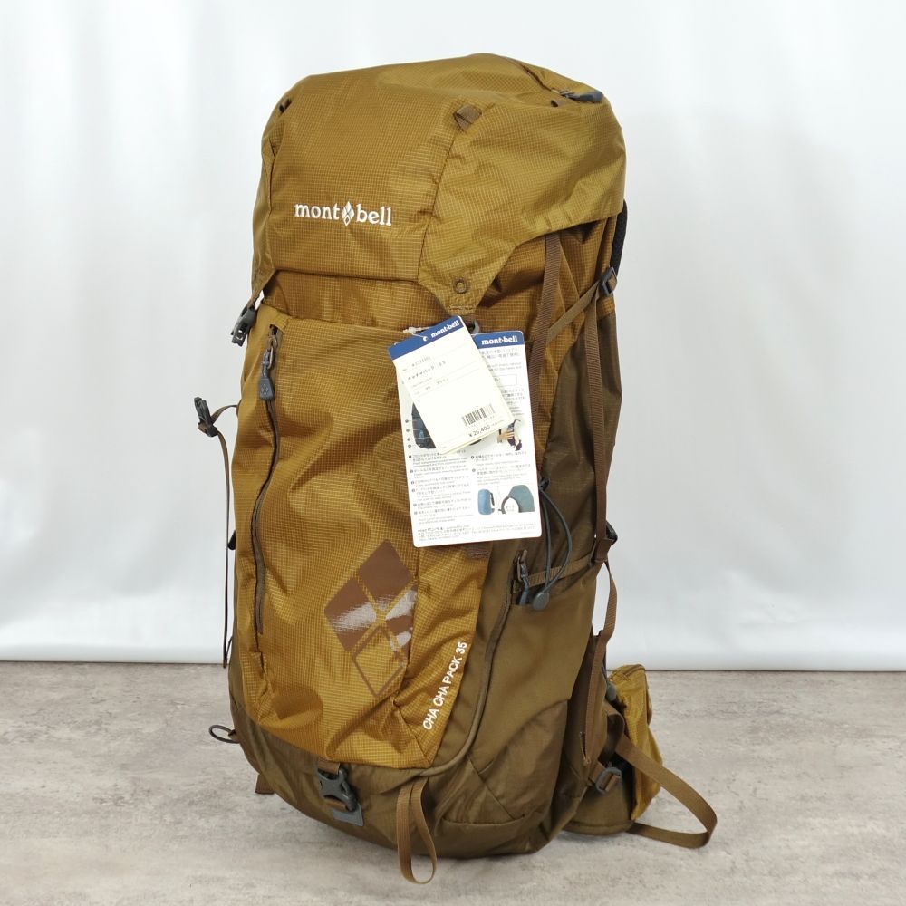 ♥ モンベル mont bell チャチャパック 35 L ブラウン 1133