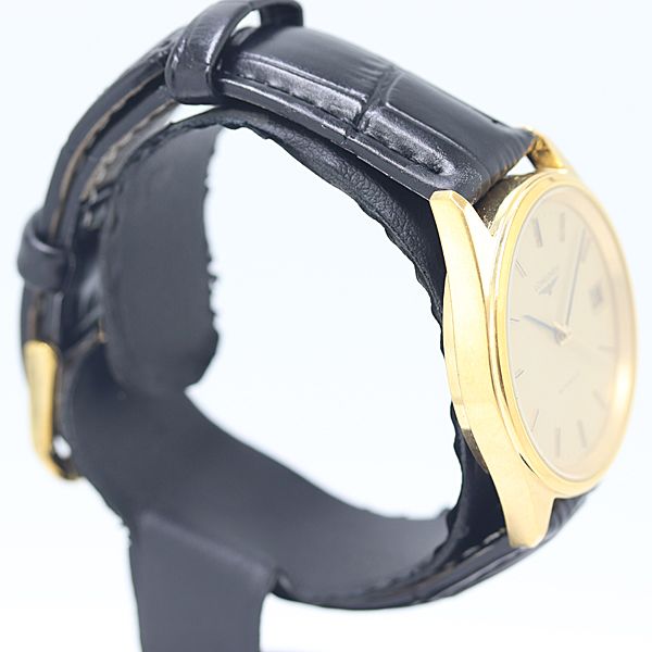  稼働 ロンジン 1663 AT 自動巻 ゴールド文字盤 メンズ腕時計 0079200 1ERT MST ABC18385 タートルネック 自動巻き時計 腕時計(アナログ)