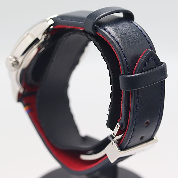  保 稼働 ポールスミス キングスクロス 8229 S128056 AT 自動巻き ブルー文字盤 メンズ腕時計 0551100 1ERT MST ABC18414 オケージョン 自動巻き時計 腕時計(アナログ)