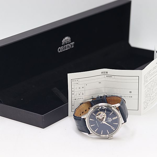 ブルー文字盤 メンズ腕時計