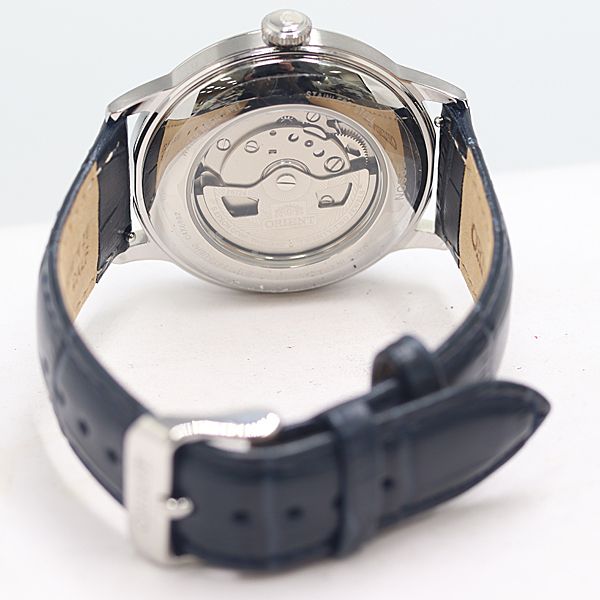  保 稼働 オリエント クラシックコレクション バンビーノ F672 UBH0 AT 紺文字盤 メンズ腕時計 2000000 1JWY MST ABC18390 トータルコーデ 自動巻き時計 腕時計(アナログ)