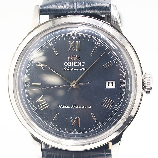 保 稼働 オリエント クラシックコレクション バンビーノ F672 UBH0 AT 紺文字盤 メンズ腕時計 2000000 1JWY MST ABC18390