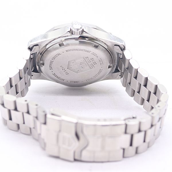  稼働 タグホイヤー プロフェッショナル WK2113 413 500 AT 自動巻 赤 緑文字盤 メンズ腕時計 5794800 1OKT MST ABC18459 アクセント服 自動巻き時計 腕時計(アナログ)