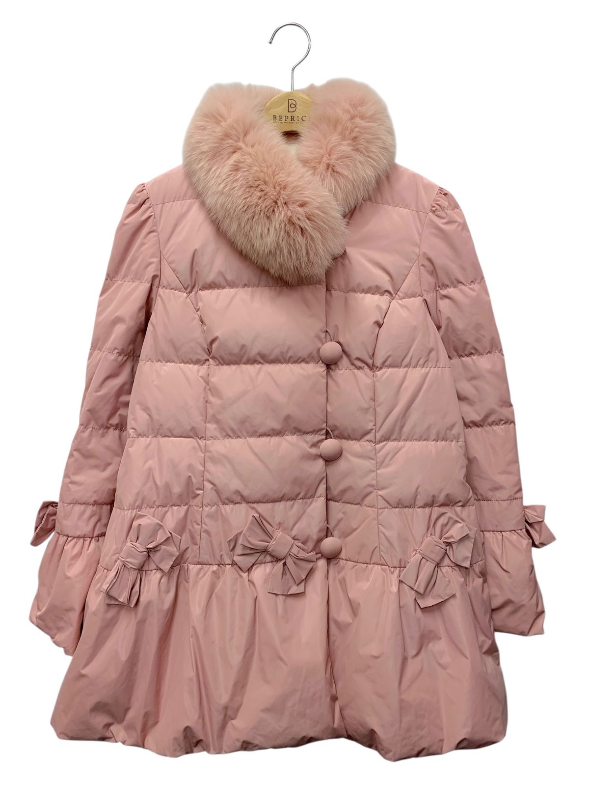 エムズグレイシー 429502 ダウンジャケット 38 ピンク フォックス