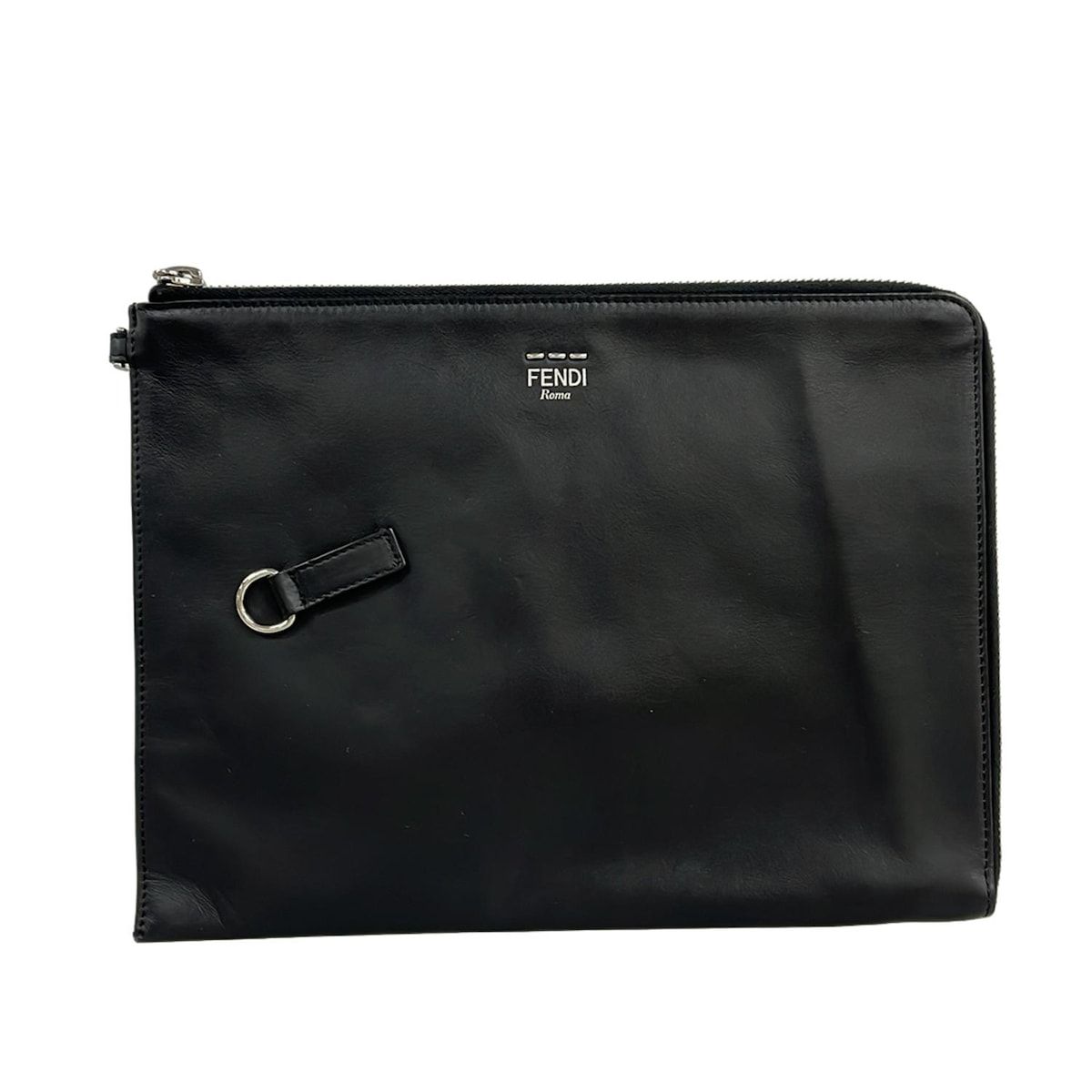 FENDI(フェンディ) クラッチバッグ フェンディフェイス 7M0225 黒