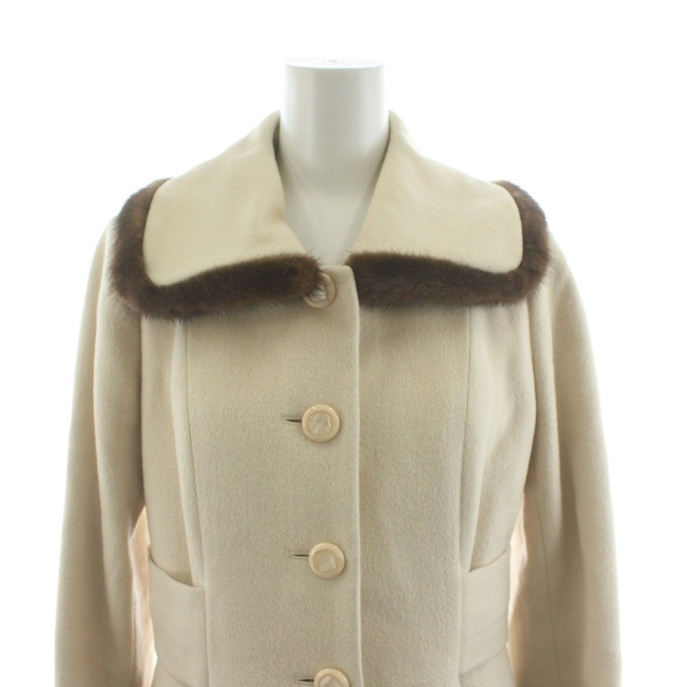 ハロッズ Harrods コート ロング丈 ミンクファー アンゴラ アウター 1