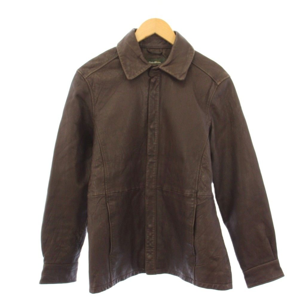 エディーバウアー EDDIE BAUER レザージャケット 革ジャン 羊革 ステン