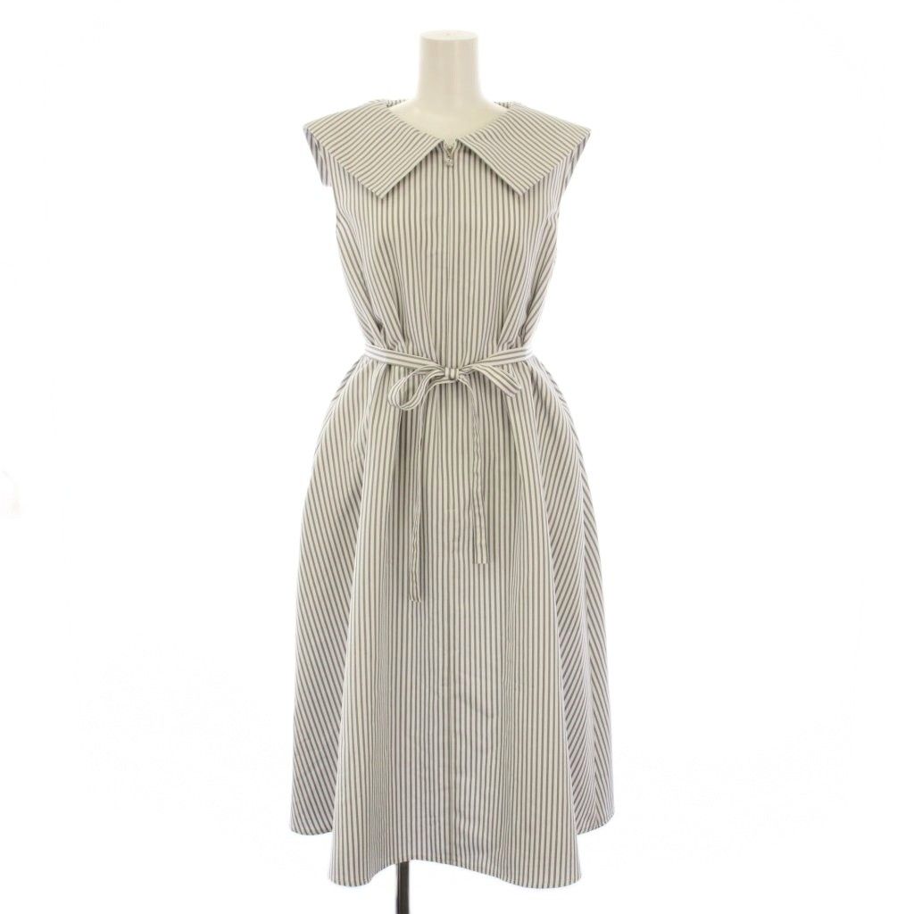 ルネ Rene 24SS フレアワンピース ミモレ ロング ノースリーブ