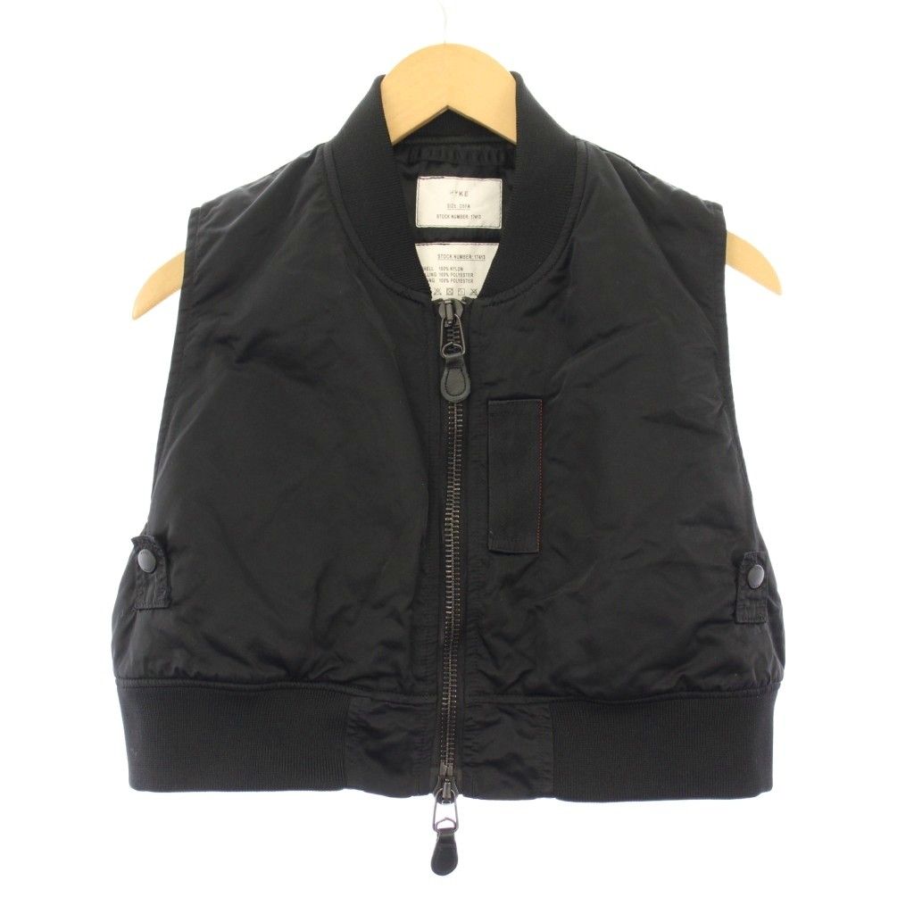 ハイク HYKE TYPE MA-1 CROPPED TOP クロップドトップベスト ショート