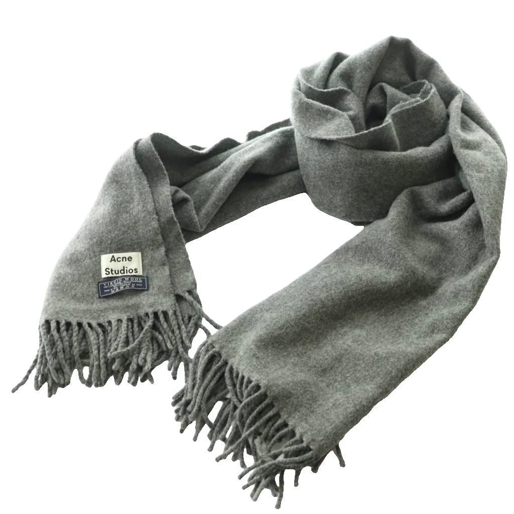 アクネ ストゥディオズ Acne Studios ウールフリンジストール マフラー
