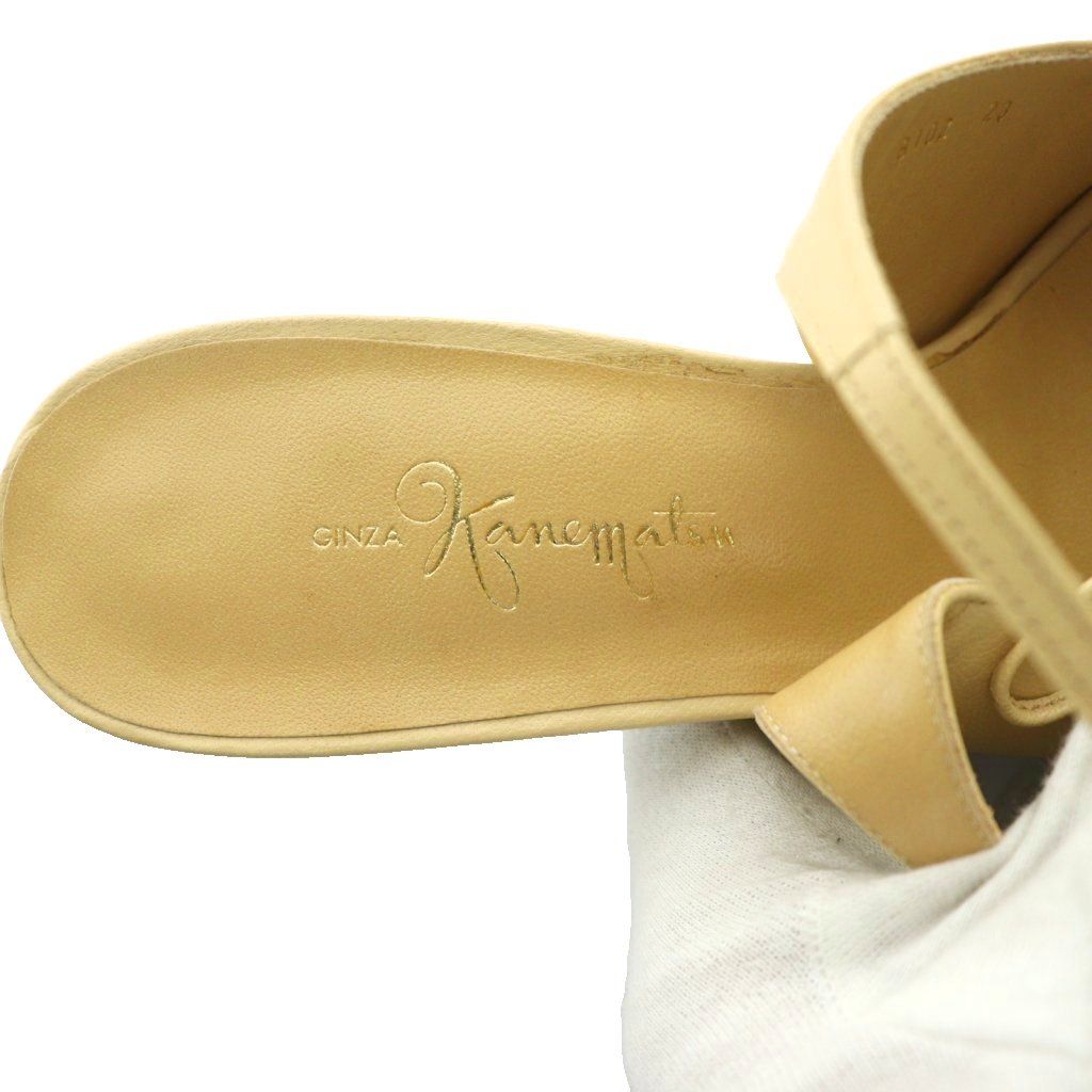 銀座かねまつ GINZA Kanematsu バックストラップパンプス 23cm